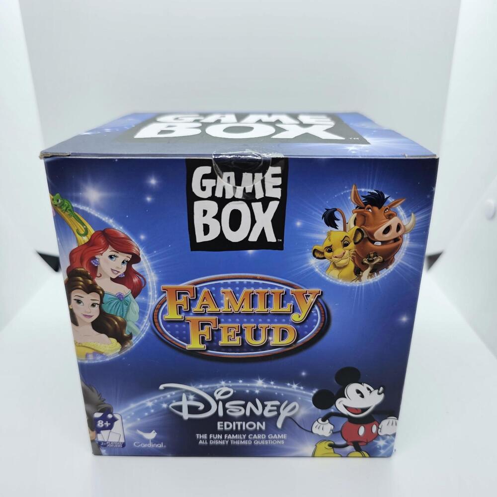 Family Feud - Disney Edition Trivia Box Card Game 2+ Players (age 8+)‎  READ